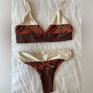 Pretty Little Thing Animal Print Bikini Set